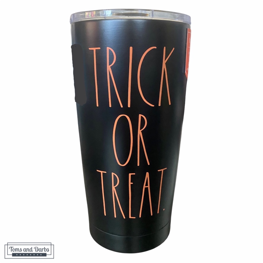 Rae Dunn TRICK OR TREAT Insulated Tumbler Mug